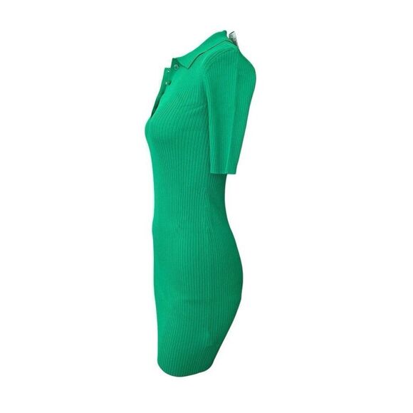 Lauren Ralph Lauren PXS Emerald Green Knit Bodycon Dress Pullover NWT $185 - Picture 2 of 6